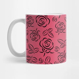 Roses pattern Mug